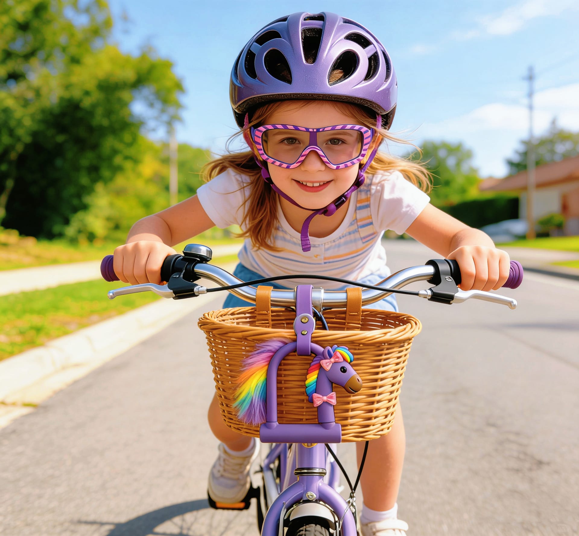 Pink Unicorn Kids Cycling Gift Set thumbnail 2