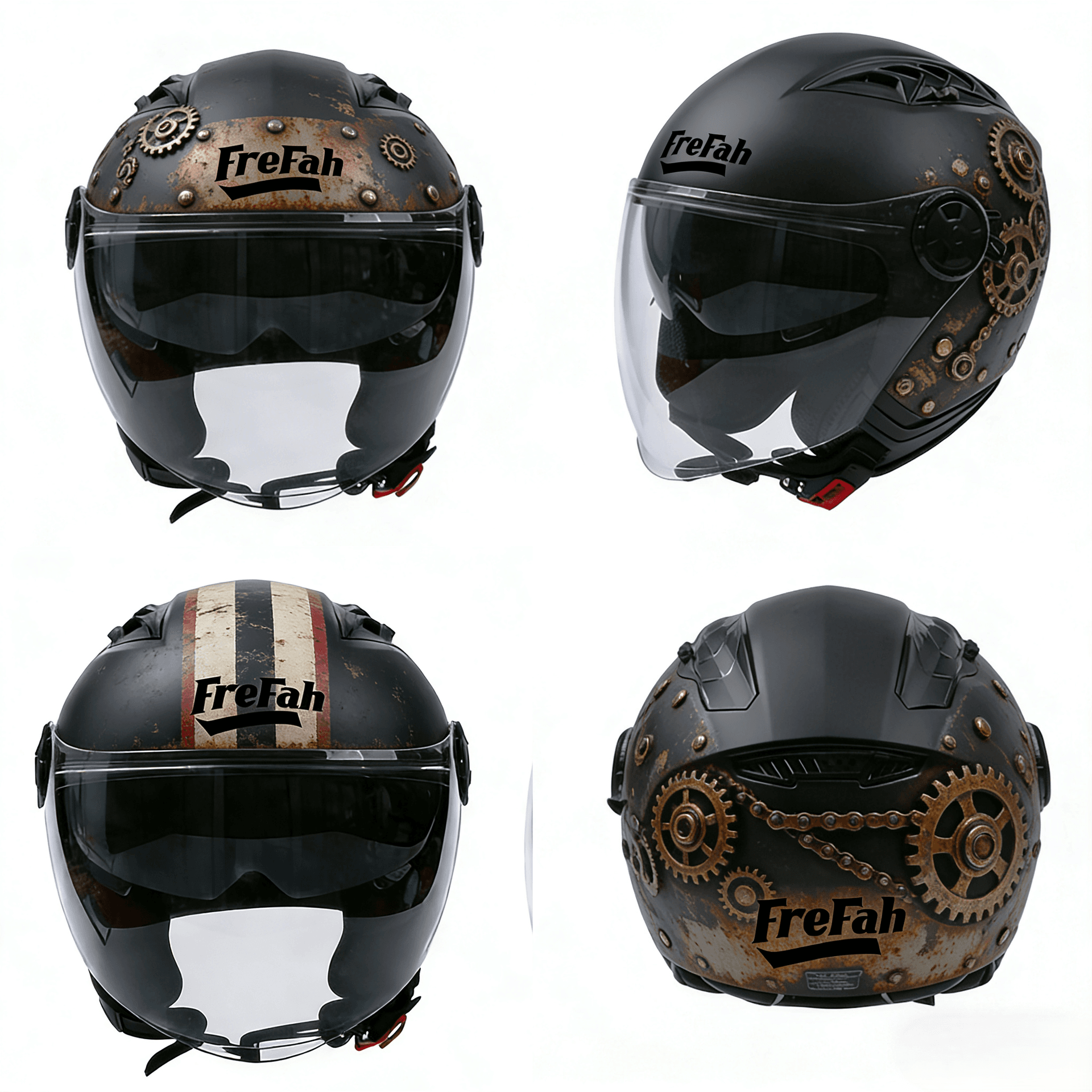 Half Face Helmet 399 thumbnail 2